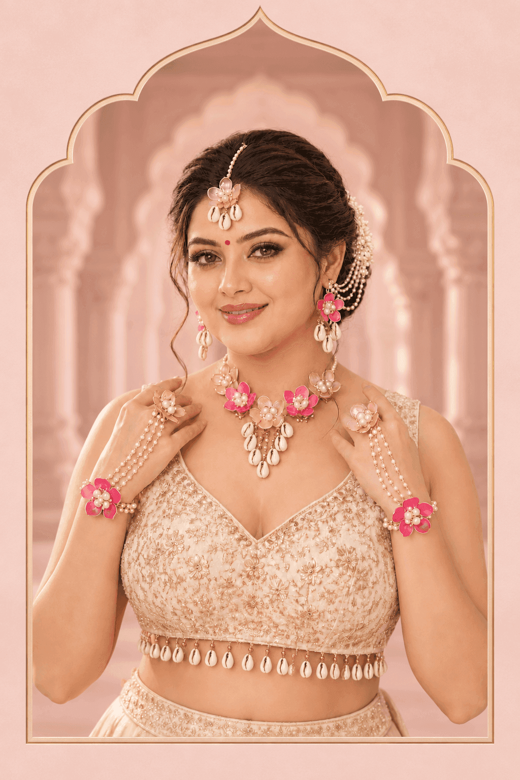 Acrylic Haldi Jewellery
