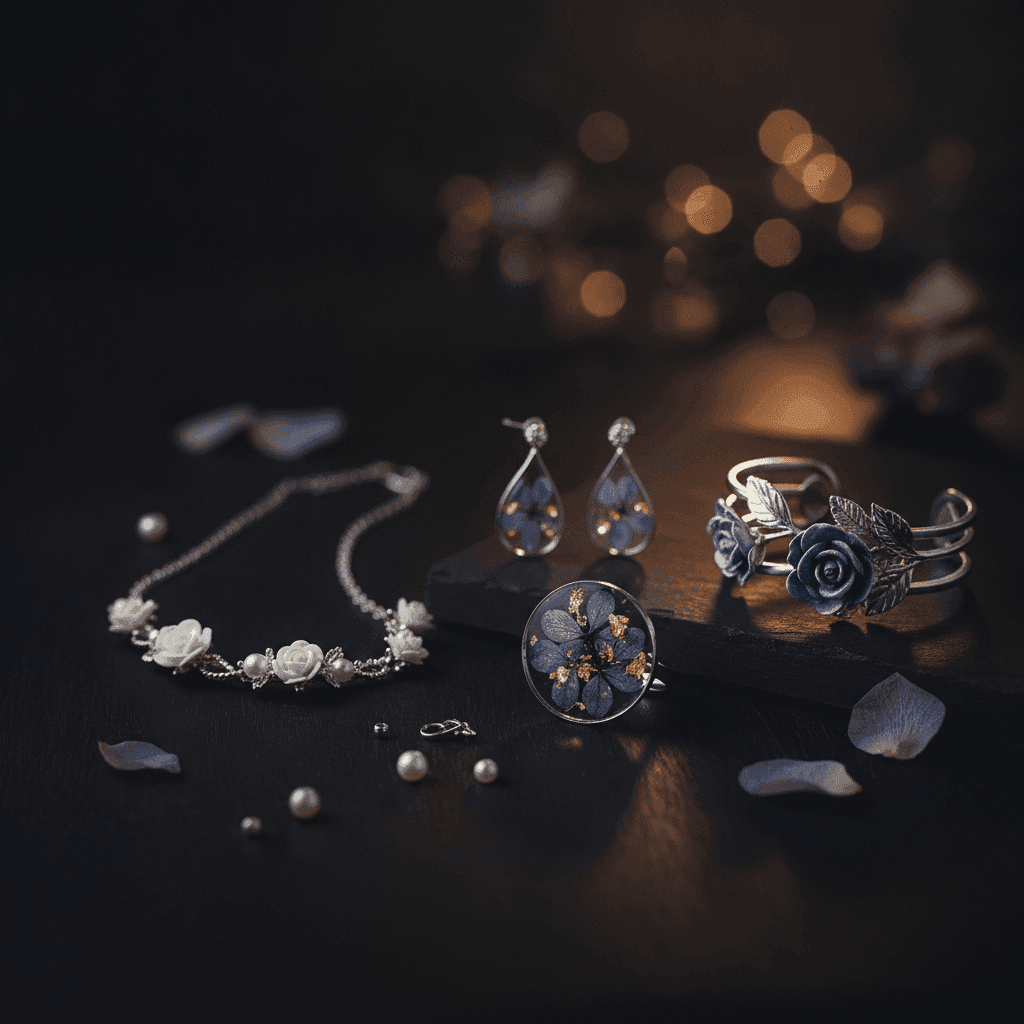 Handcrafted Flower Jewellery