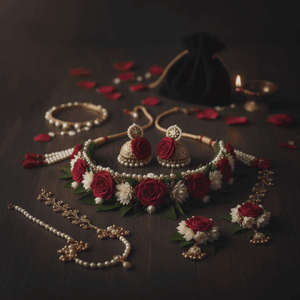 Traditional Floral Jewellery